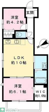 コンフォート世田谷の物件間取画像